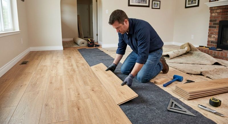 Laminate Floor Remodeling in Lynnwood, WA