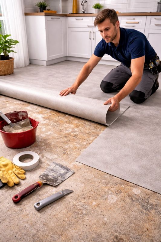 Linoleum Floor Installation in Duvall, WA