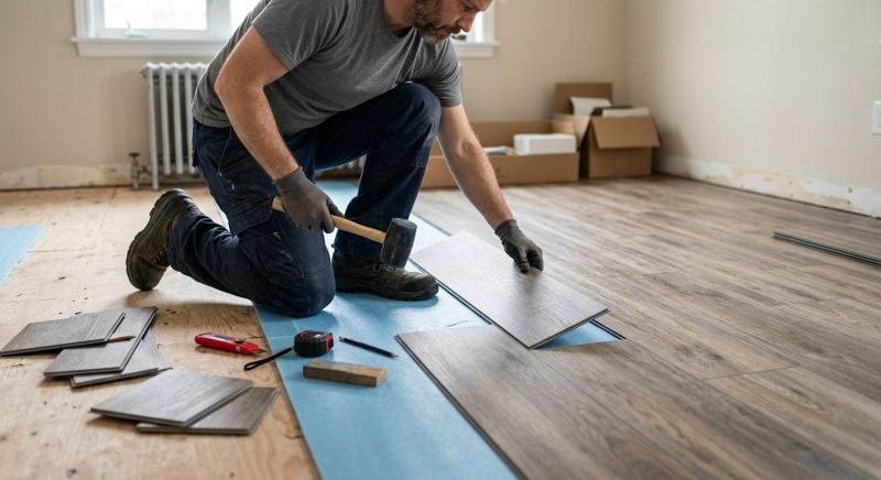 Linoleum Floor Installation in Stanwood, WA