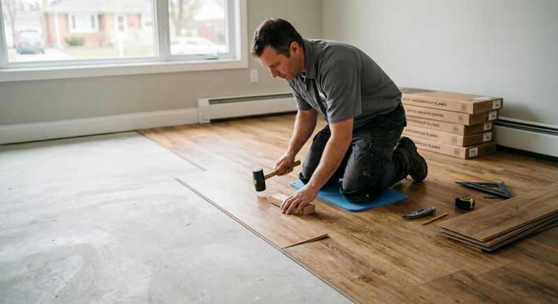 Linoleum Flooring Replacement in Lynnwood, WA