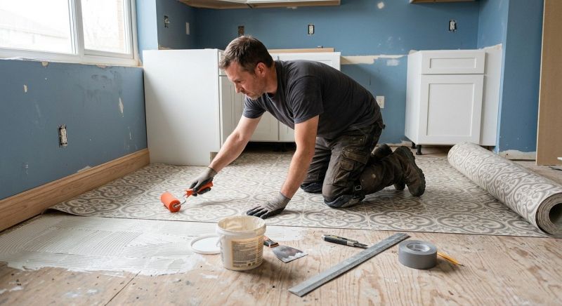 Sheet Linoleum Installation in Lynnwood, WA