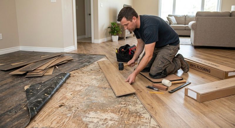 Vinyl Floor Replacement in Lynnwood, WA