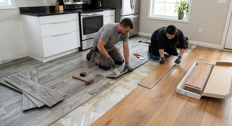 Vinyl Floor Replacement in Lynnwood, WA